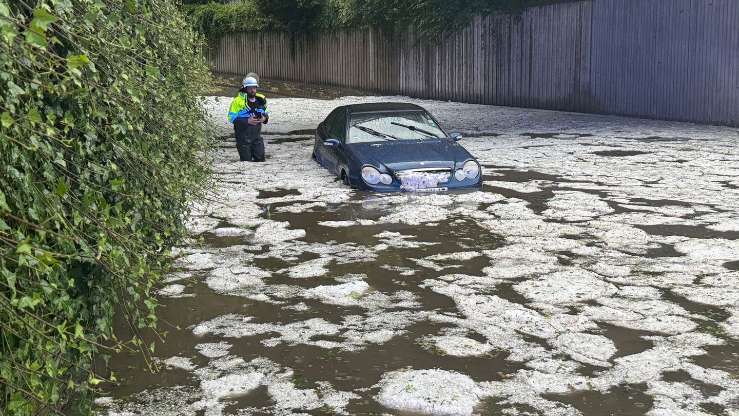 Expensive storm: Sturm und hail: 1.3 billion storm damage to cars