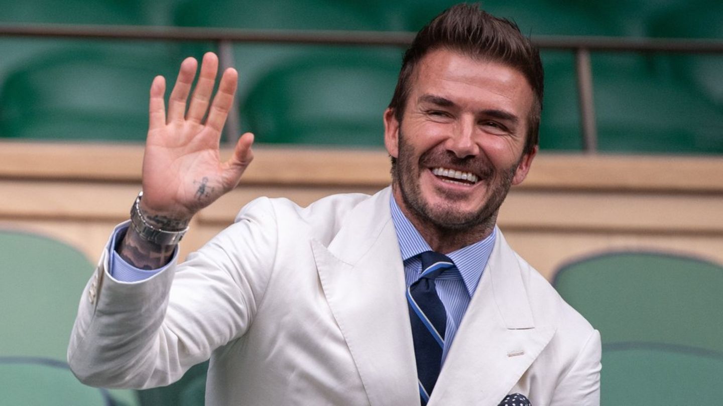 Sir David Beckham Surprisingly in Munich: Freshly baked knights meet lederhosen