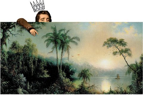 MacGregor nutzt jede Gelegenheit, um für sein tropisches Paradies zu werben