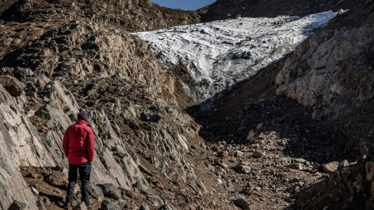 Schmelzender Gletscher