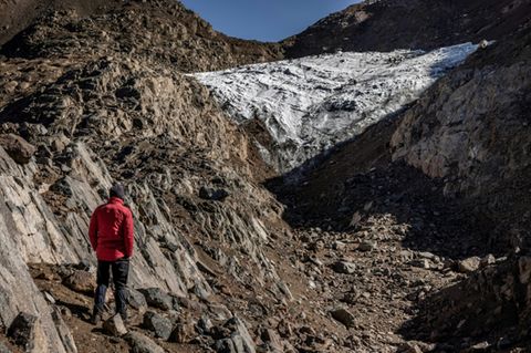 Schmelzender Gletscher