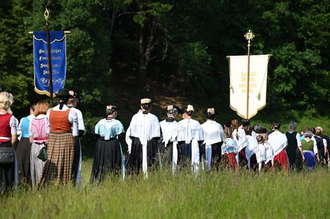 Der Vorfall geschah während der Fronleichnamsprozession bei Seehausen am Staffelsee (Archivbild)