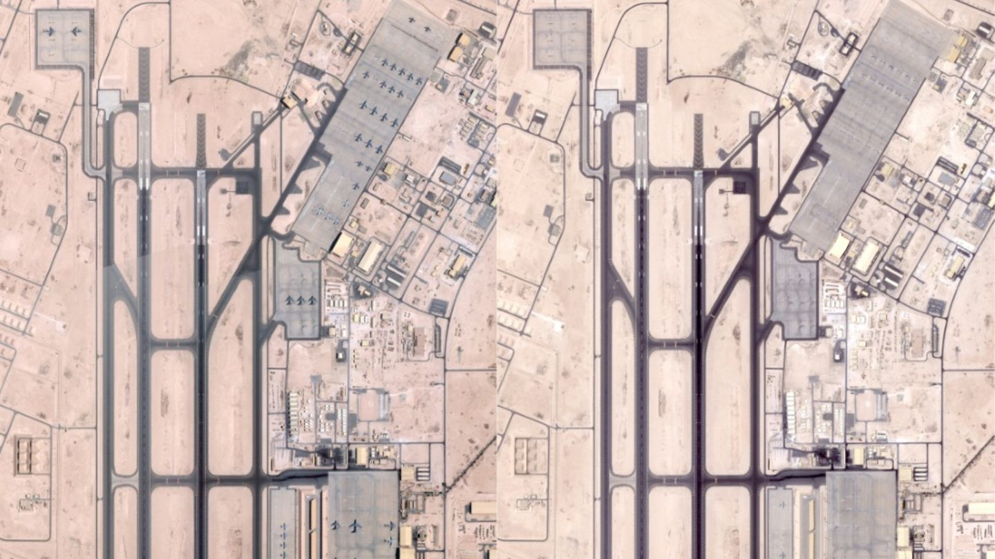 Satellitenbilder-USA-ziehen-Milit-rflugzeuge-von-St-tzpunkt-in-Katar-ab