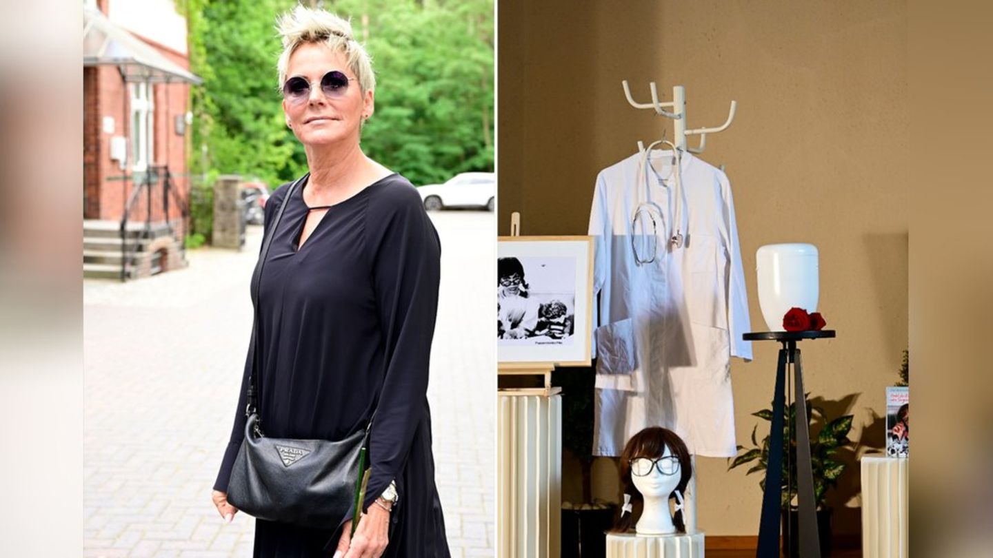Funeral service for Urte Blankenstein: Inka Bause also says goodbye