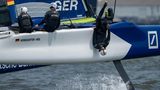Jonathan Knottnerus-Meyer geht über Bord beim  SalGP-Rennen in New York