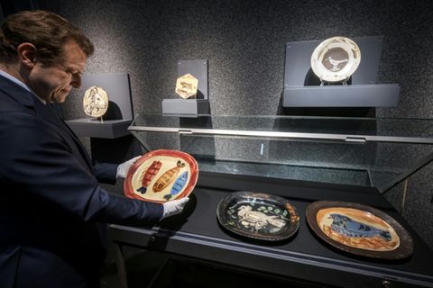 Versteigerte Picasso-Teller