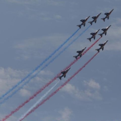 Flugshow in Le Bourget