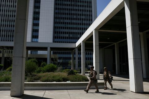 Soldaten in Los Angeles