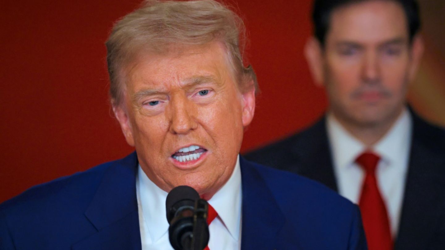 Trump am Samstag in einer Fernsehansprache an die Nation
