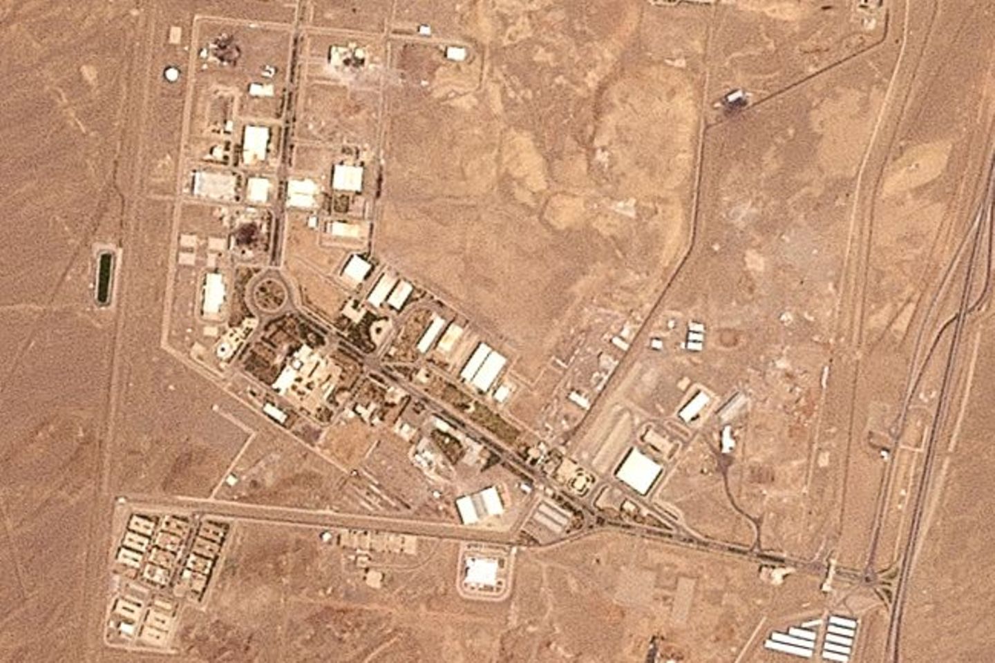 Natans Satellitenaufnahme von Irans Atomanlage Natans