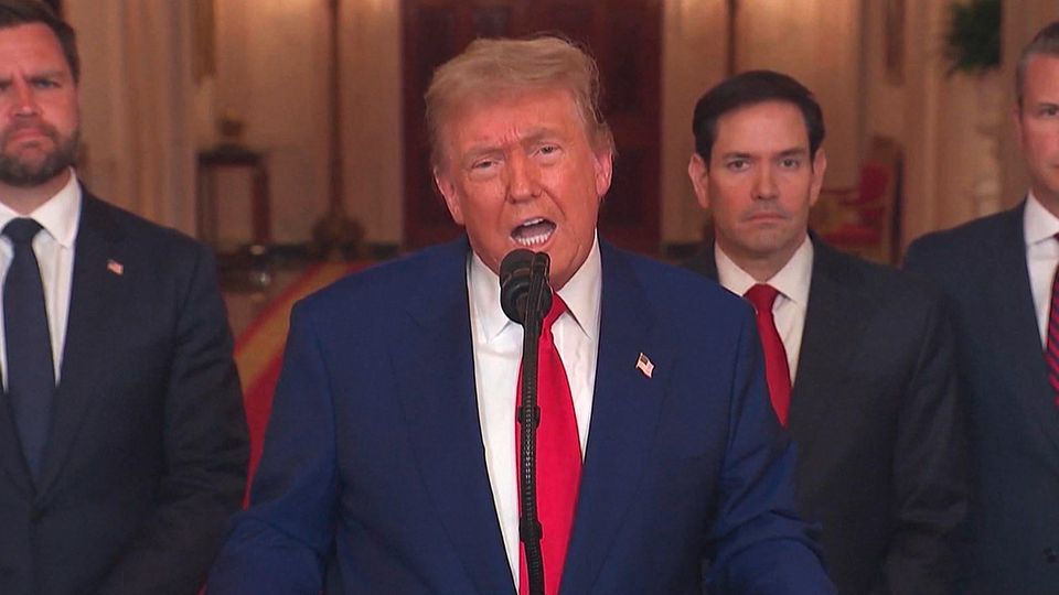 Trumps ganze Rede zum Kriegseintritt der USA im Video
