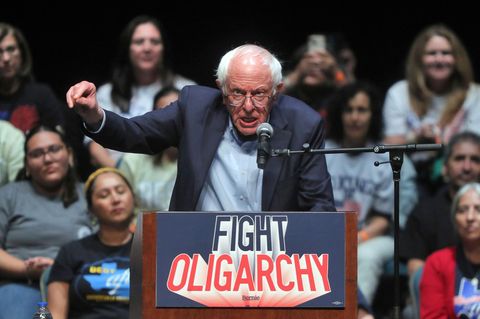 Bernie Sanders erfährt von US-Kriegseintritt