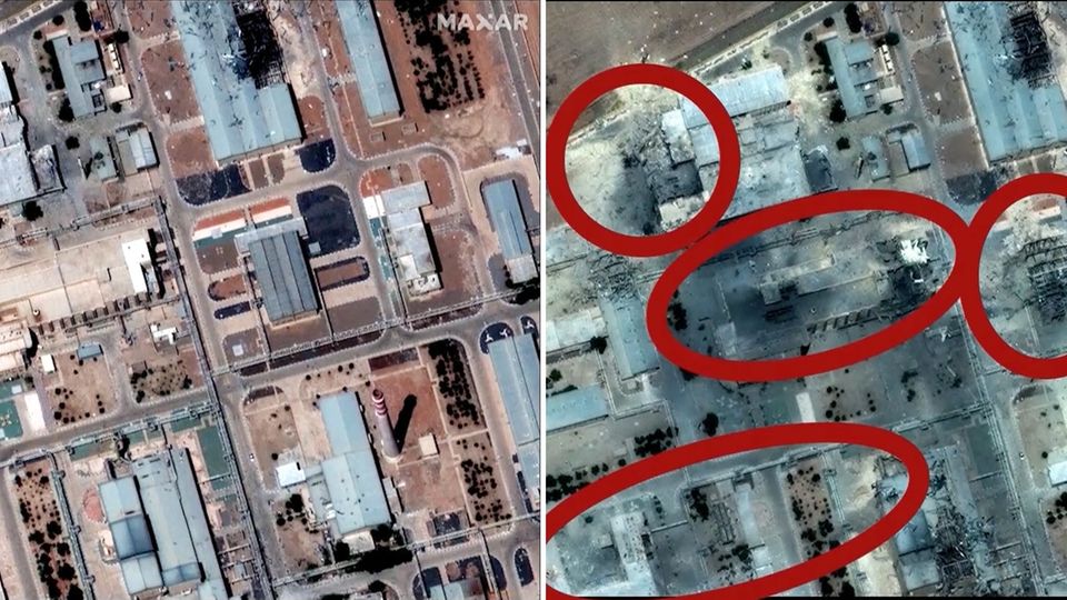Experte ordnet Satellitenbilder von Irans Stützpunkt nach US-Angriff ein