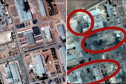 Experte ordnet Satellitenbilder von Irans Stützpunkt nach US-Angriff ein