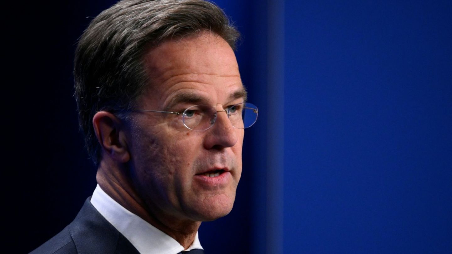 Nato-Generalsekretär Mark Rutte am Montag in Den Haag
