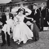 Hochzeitskleid: Jackie Kennedy im weißen Brautkleid