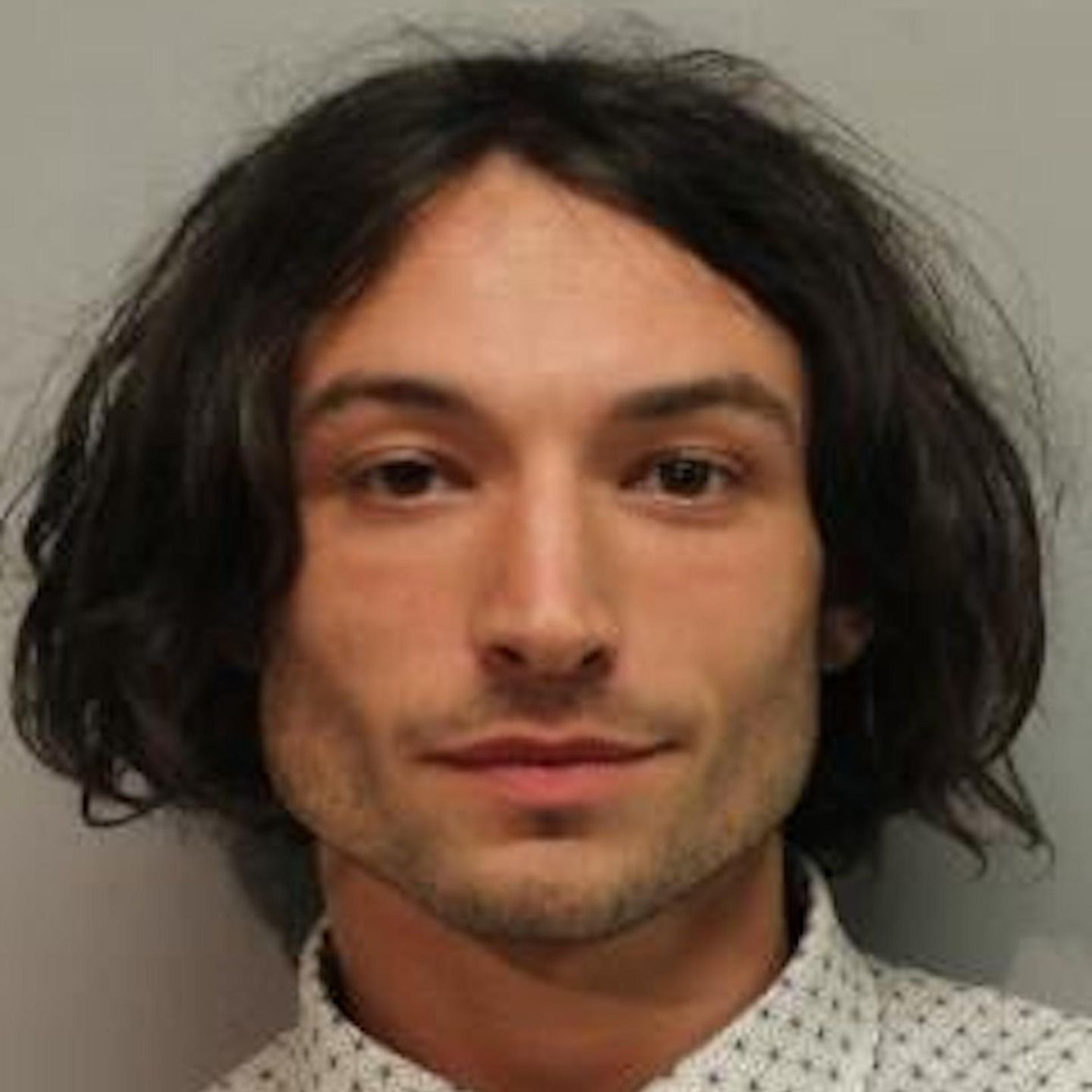 Polizeifoto von Ezra Miller