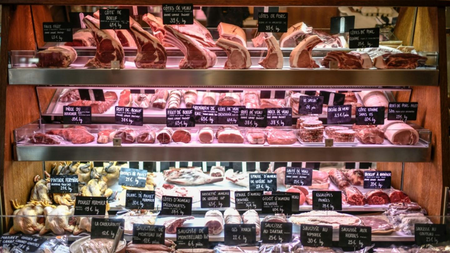 Metzgerei in Frankreich