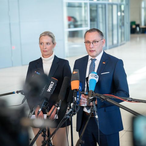 Die AfD-Chefs Alice Weidel und Tino Chrupalla