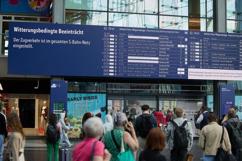 Die Deutsche Bahn meldet Beeinträchtigungen im Zugverkehr in ganz Berlin