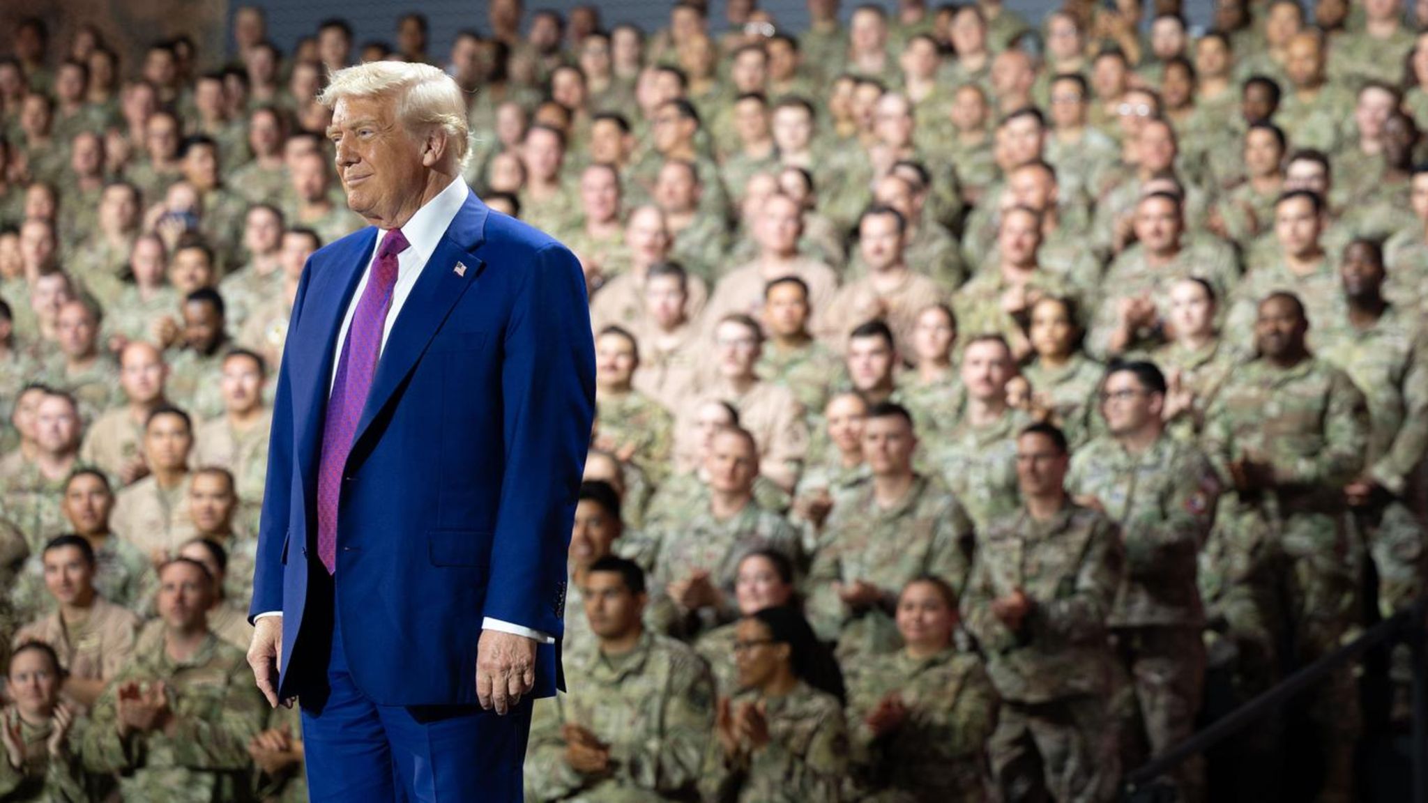 Iran greift die US-Militärbasis in Katar an. Erst vor wenigen Wochen war Donald Trump hier zu Besuch