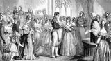Hochzeitskleid von Queen Victoria mit Prinz Albert von Sachsen-Coburg und Gotha, 1840