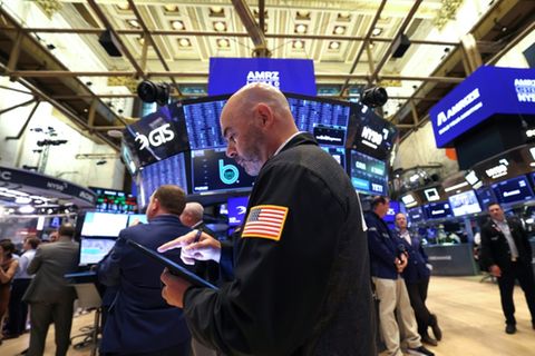Händler an der New Yorker Börse