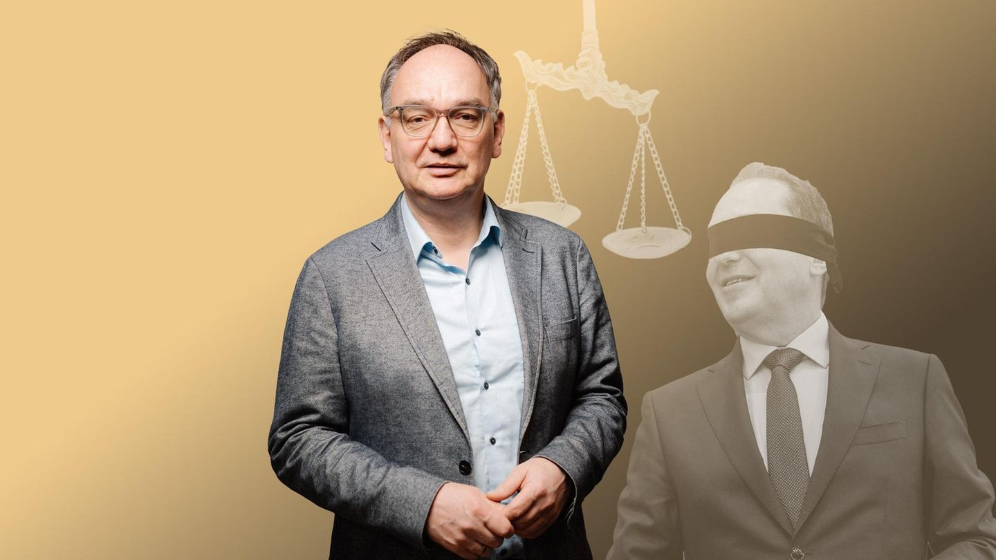 Nico Fried und als Layover im Hintergrund Alexander Dobrindts und eine Waage