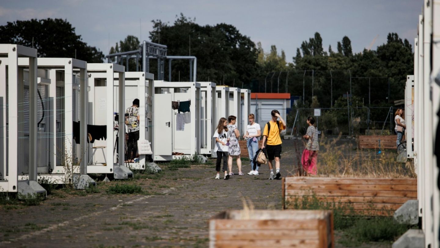 Containerdorf für Flüchtlinge in Berlin