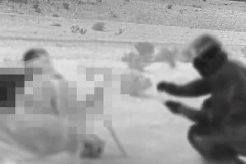 Zwei vermutliche Mossad-Agenten bei einer verdeckten Operation