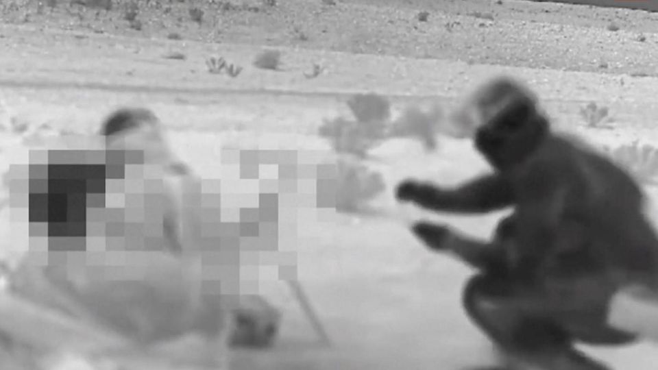 Zwei vermutliche Mossad-Agenten bei einer verdeckten Operation