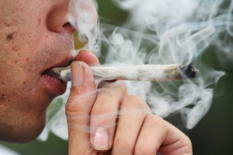 Joint mit Cannabis