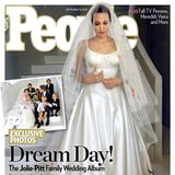 Thema Hochzeitskleid: Das Cover des "People"- Magazines September 2014 mit Angelina Jolie