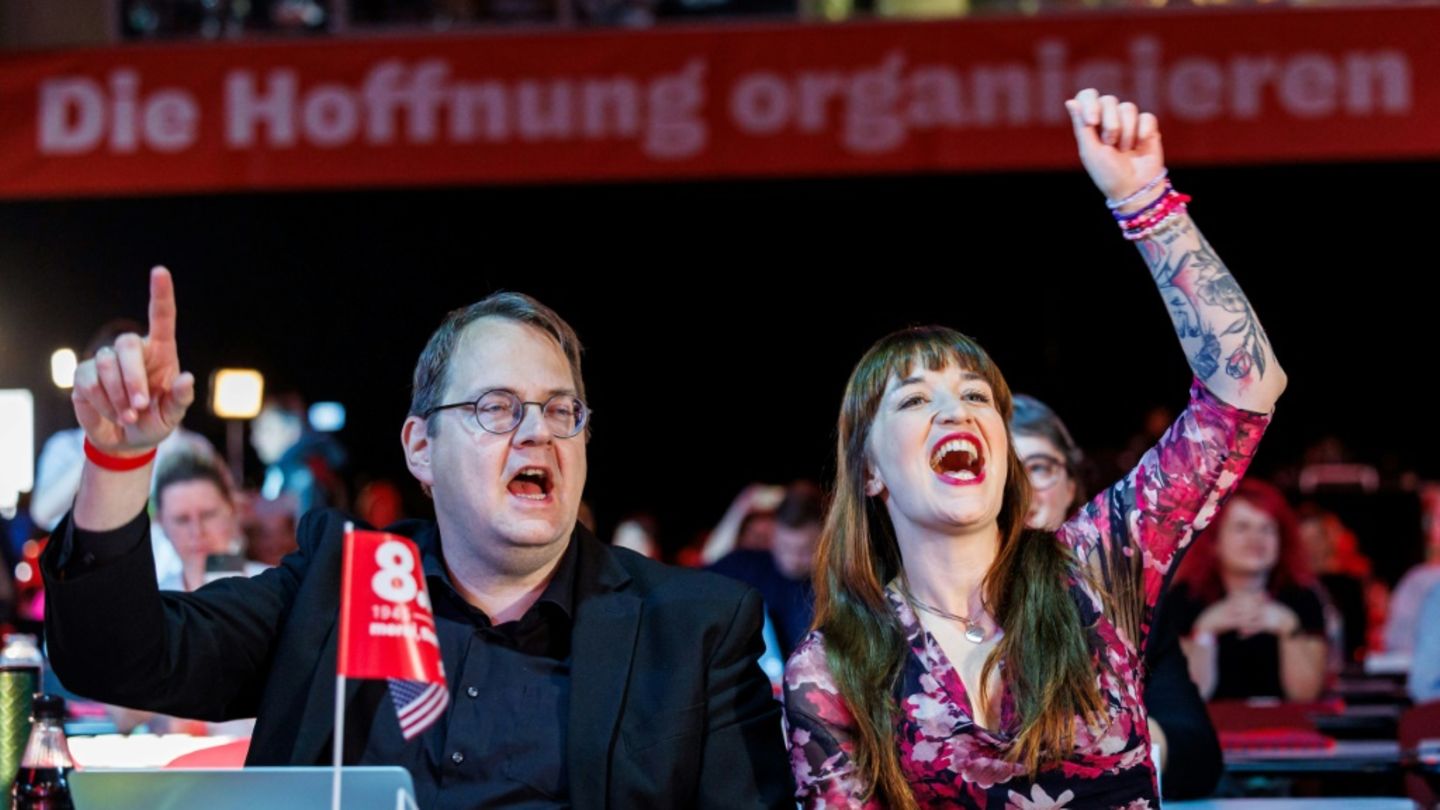 Fraktionsvorsitzende Pellmann (l.) und Reichinnek