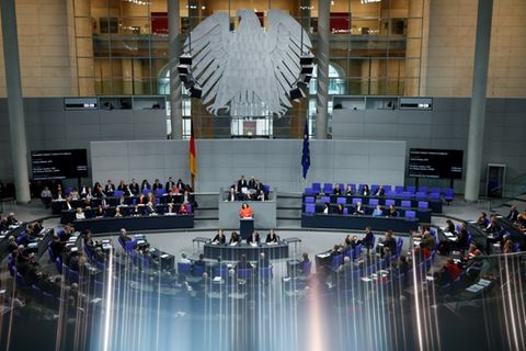 Blick in Bundestag im Mai 2019