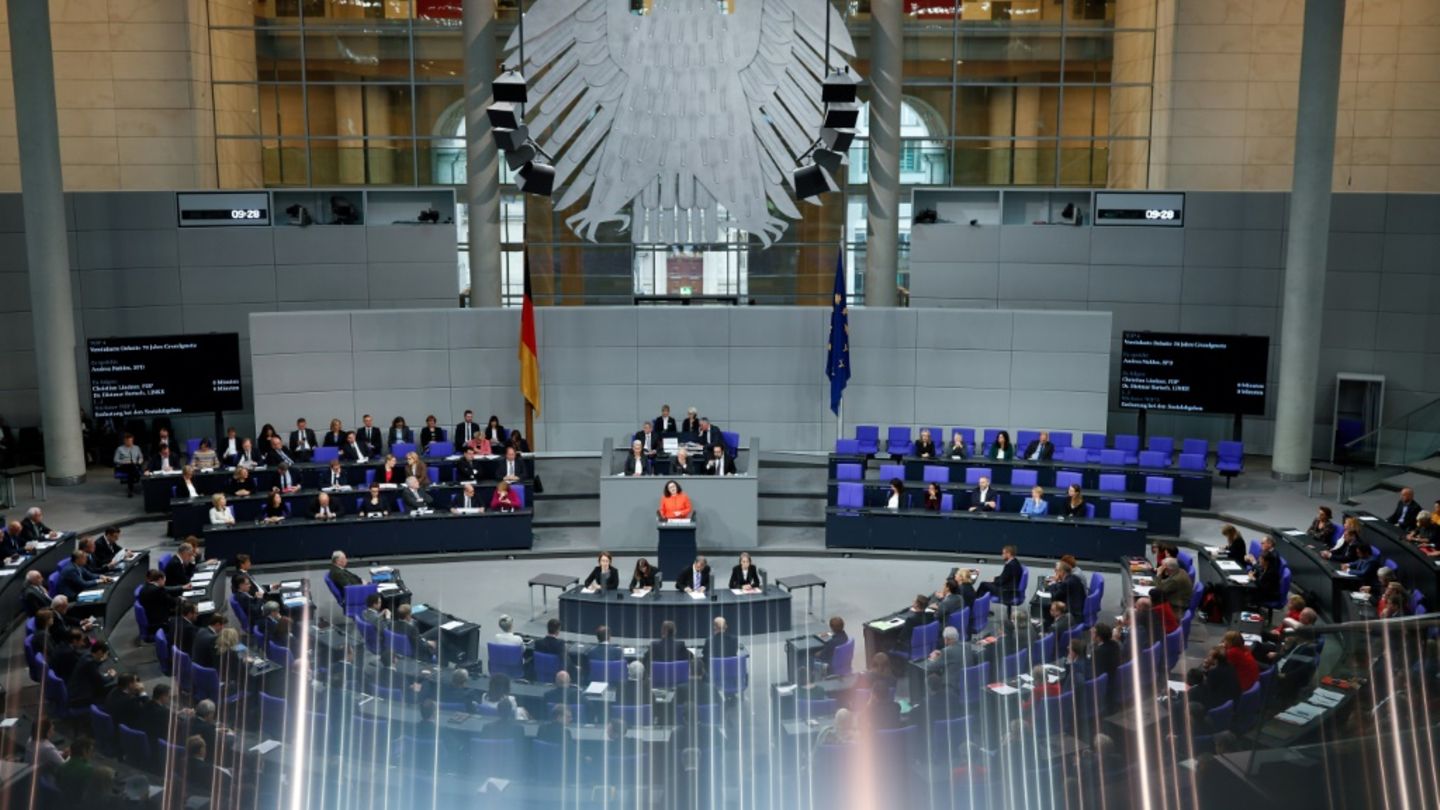 Blick in Bundestag im Mai 2019
