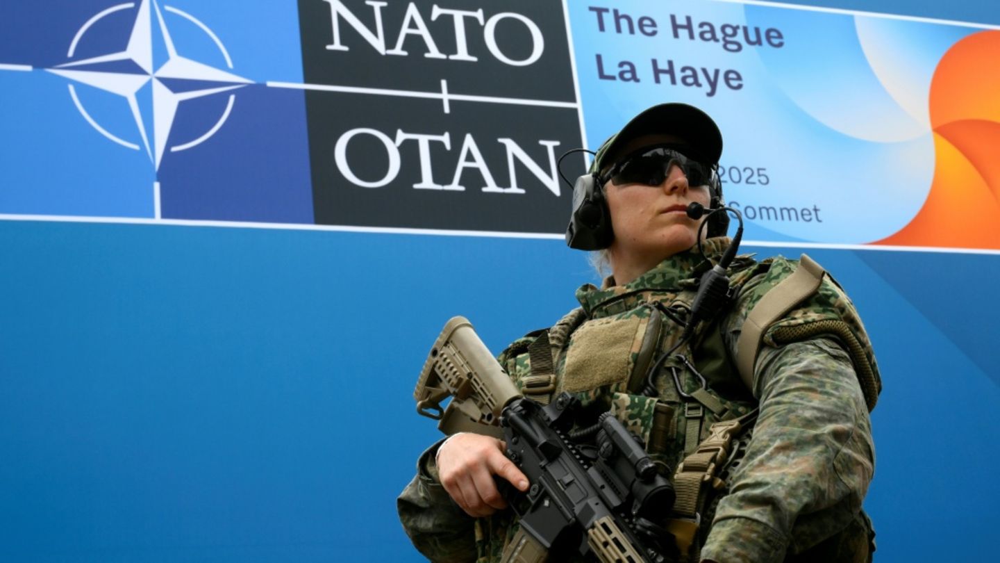 Soldat am Dienstag in Den Haag