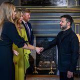 Auch dem ukrainischen Präsidenten Wolodymyr Selenskyj durfte sich Amalia vorstellen 