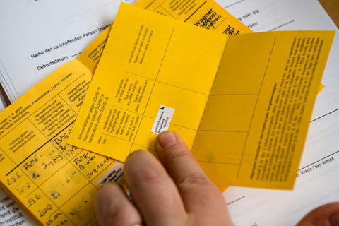 Eintrag in Impfpass