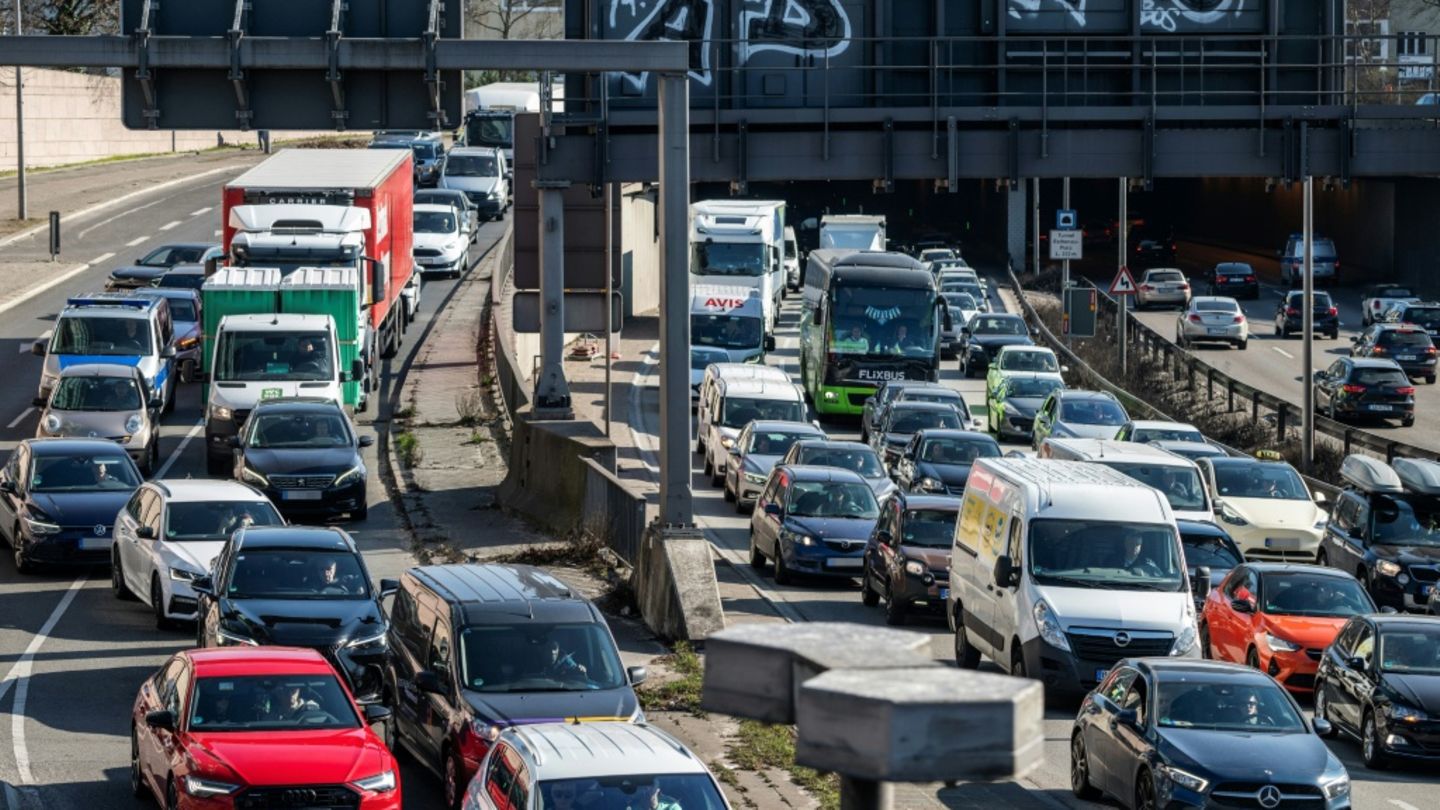 Stau in Berlin
