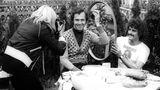 Franz Beckenbauer bei einem Shooting