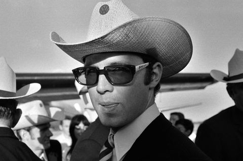 Franz Beckenbauer mit Cowboyhut