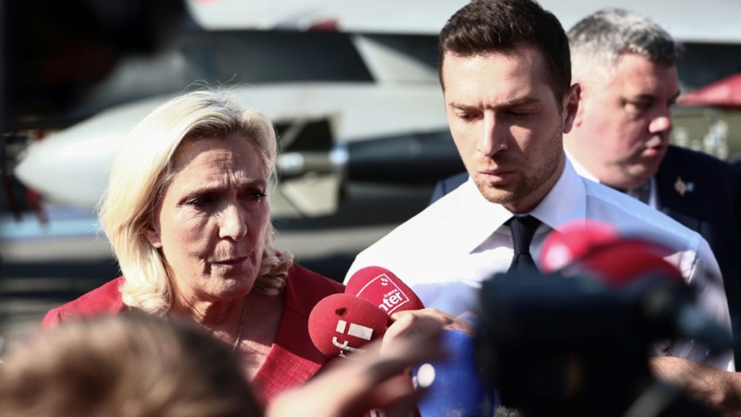 Marine Le Pen und Jordan Bardella