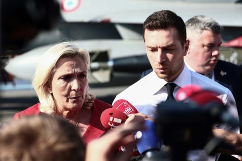 Marine Le Pen und Jordan Bardella