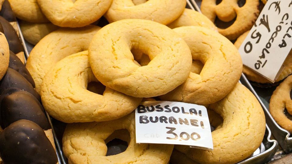 Traditionelle venezianische Kekse: Bussolai
