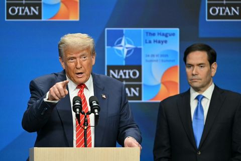 US-Präsident Trump beim Nato-Gipfel