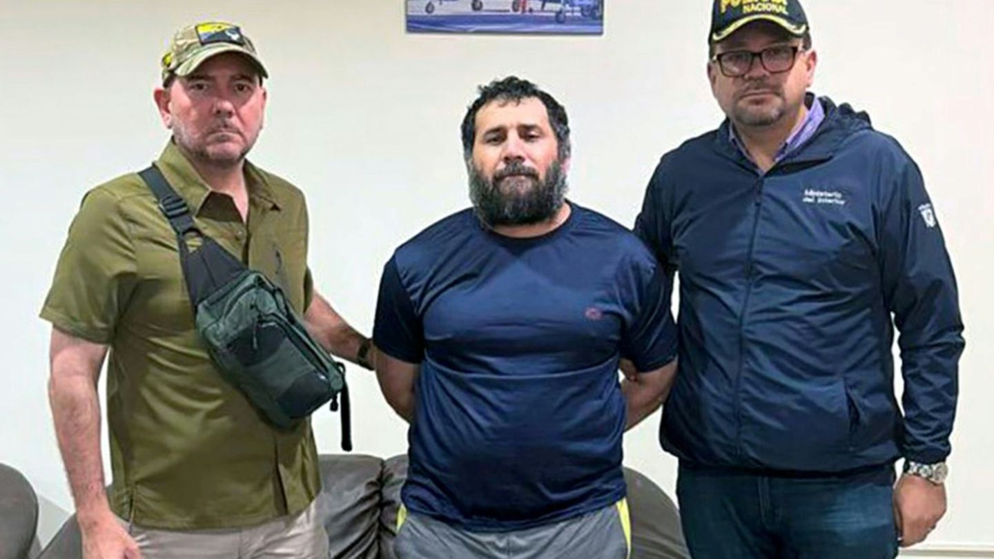 Adolfo Macías alias "Fito" nach seiner erneuten Festnahme