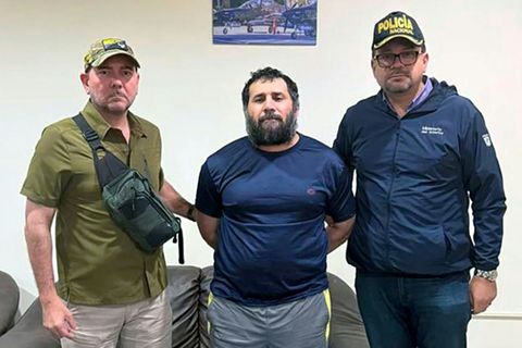 Adolfo Macías alias "Fito" nach seiner erneuten Festnahme