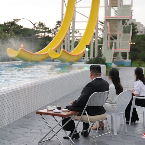 Wonsan Kalma gehört zu den Lieblingsprojekten von Kim Jong Un. Nun eröffnete der Diktator das Gelände