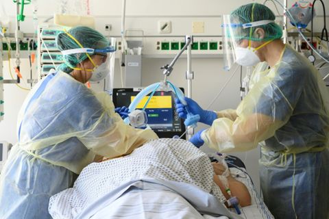 Intensivstation eines Krankenhauses